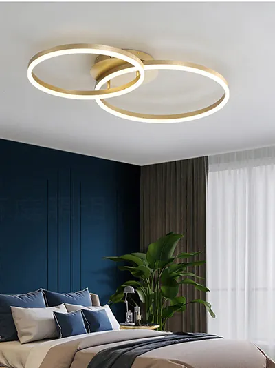 Twin Halo Ceiling Light